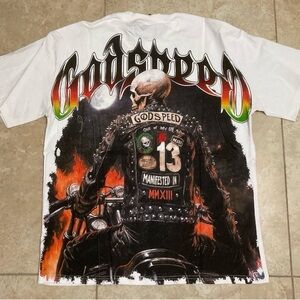 Godspeed White Graphic Tee